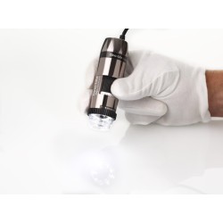 Microscop portabil USB 5Mpx, marire de 20-220X si control flexibil al iluminarii LED AM7115MZT